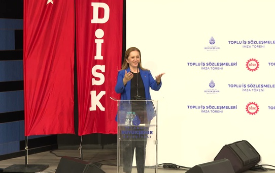 İBB ile DİSK'e bağlı sendikalar yaklaşık 10 bin emekçi için toplu sözleşme imzaladı