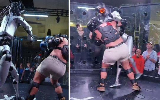 İnsan ve robot kapıştı! İşte kazanan