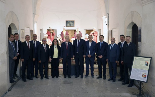 Edirne'de Sultan 2. Bayezid Sağlık Müzesi'ni Kosova Başbakan Yardımcısı Damka gezdi