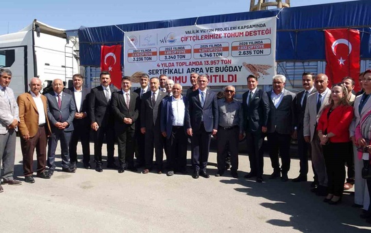 Van Valisi Ozan Balcı, 4 yılda 750 milyon liralık tohum desteği sağlandığını belirtti