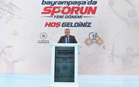 Bayrampaşa'da 5 spor tesisi yenilenecek, Bakan Bak 1 milyar 150 milyon lira ayırdı