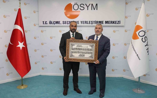 BARÜ Rektörü Akkaya, ÖSYM Başkanı Ersoy'a yeni eğitim yılı çalışmalarını aktardı