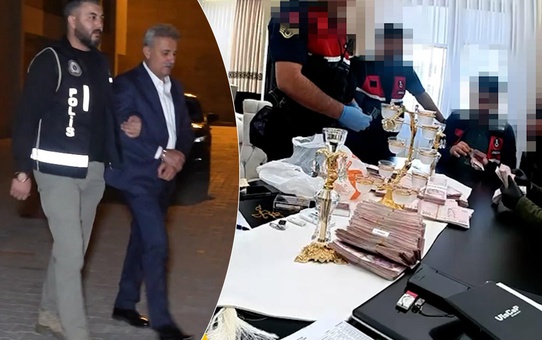 Gözaltına alınan AK Partili eski başkanın evinden çıkanlara bakın! 5 polis saya saya bitiremedi