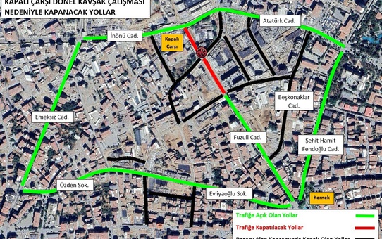 Malatya Büyükşehir Belediyesi İnönü-Fuzuli yolunda kavşak çalışması başlatacak