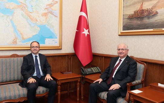 MSB, Bakan Güler'in Hartum Büyükelçisi olarak atanan Oba'yı kabul ettiğini bildirdi