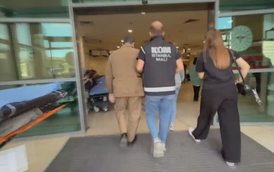 Sermaye piyasası soruşturmasında tutuklanan Emre Alkin'in hastane görüntüsü çıktı