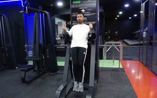 Trafik kazası sonrası 8 ay yatan eski milli sporcu Sefa Kayaalp spordan kopmadı