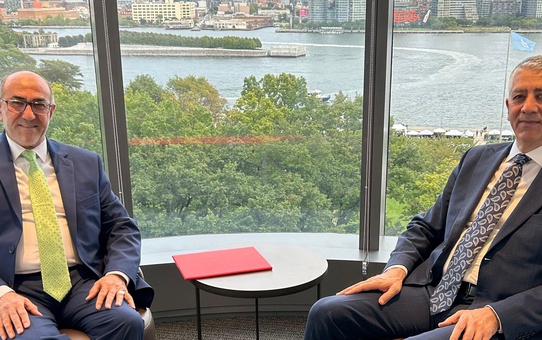 Bakan Yardımcısı Özel, ABD Müslüman Kuruluşlar Konseyi Genel Sekreteri ile görüştü