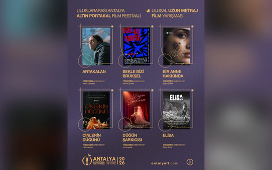 Altın Portakal'da 12 film, 5 milyon TL'lik En İyi Film ödülü için yarışacak