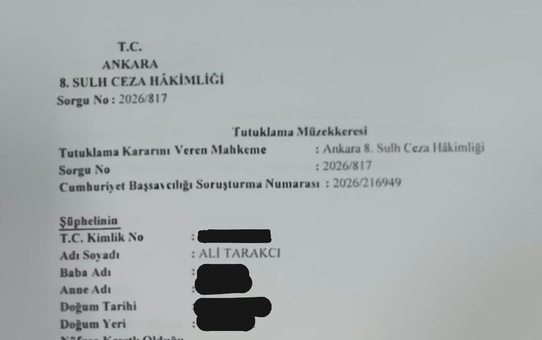 Bakan istifa edecek paylaşımı yapan Tarakcı yanıltıcı bilgi suçundan tutuklandı