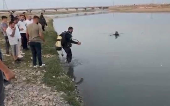 Batman Çayı'na düşen kız çocuk için dalgıç ekipleri gece boyunca arama yapıyor