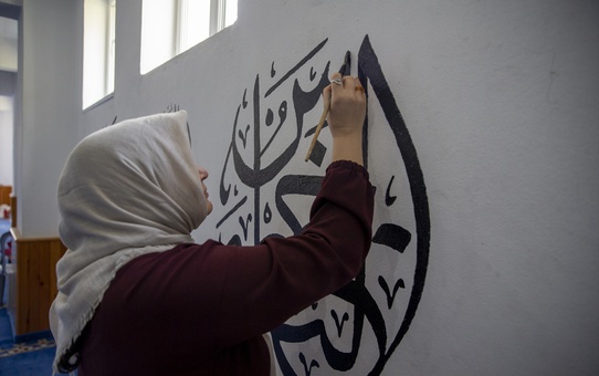 Hattat Can öncülüğünde kadınlar Bolu'da 10 yılda 25 ibadethaneyi hüsnühatla süsledi