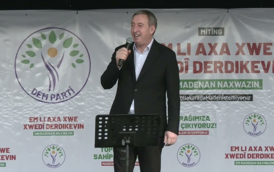 Bakırhan, Diyadin'de siyanürle altın aramasına halkın onayı olmadan karşı çıktı