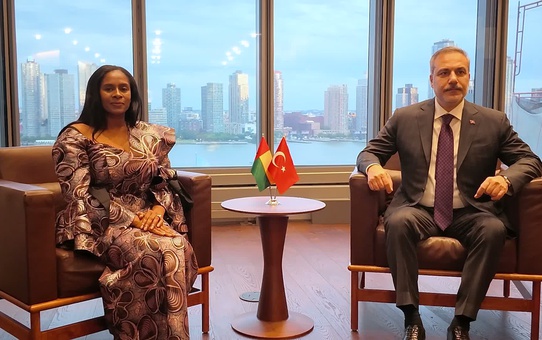 Fidan, BM 81. Genel Kurulu haftasında New York'ta Gine Bissau mevkidaşıyla buluştu