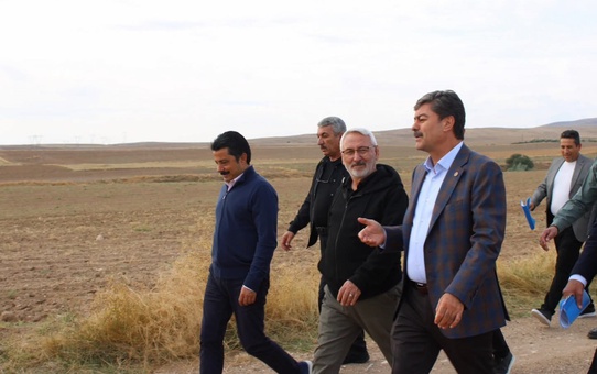 Kırşehir'de İHA ve SİHA test merkezi için vali ve MKE Genel Müdürü bir araya geldi