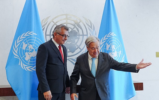 KKTC Cumhurbaşkanı Erhürman, New York'ta BM Genel Sekreteri Guterres ile görüştü