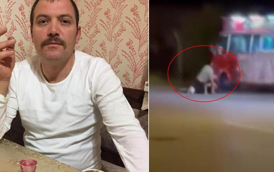 Köftecinin kaldırım taşıyla öldürdüğü anlar kamerada