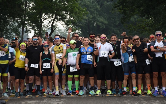 Düzce Gölyaka'da 2. Efteni Duatlonu'nda 23 ilden 230 sporcu mücadele etti