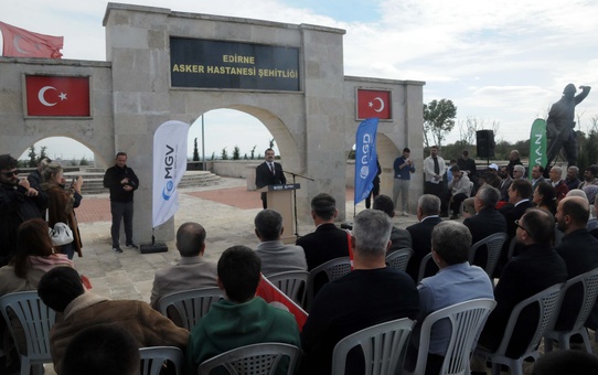 Edirne'de Asker Hastanesi şehitleri anıldı