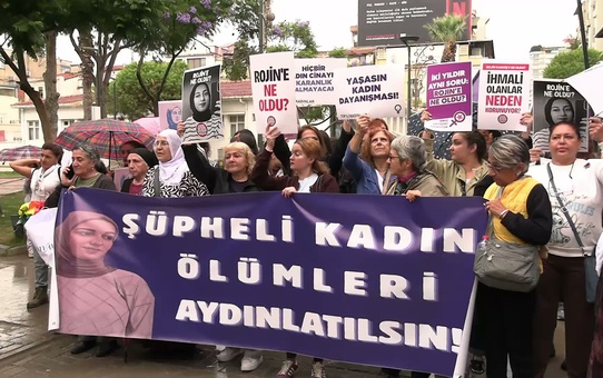 İzmir'de kadın örgütleri Rojin Kabaiş için yürüdü, deliller karartıldı dedi
