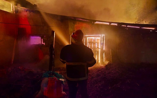 Bolu Mudurnu'da yangında yapı kullanılamaz hale geldi, köylüler hayvanları kurtardı