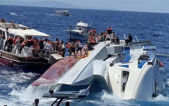 KKTC'de batan geminin bin metre uzağında yapılan taramada 2 naaşa ulaşıldı