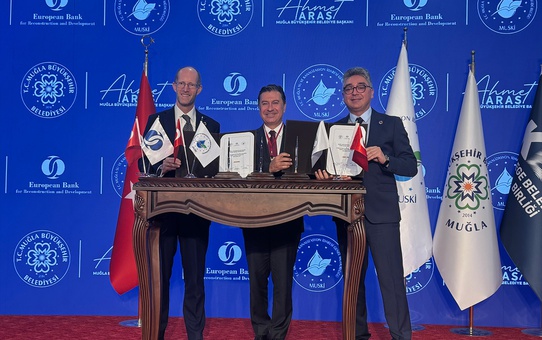 Muğla'da kayıp-kaçak projesi için EBRD ile 62,9 milyon avroluk kredi imzalandı