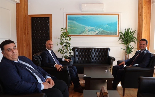 Muğla İl Milli Eğitim Müdürü Çay, Kaymakam Ekinci ile eğitim çalışmalarını görüştü