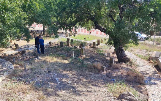 Adana Yüreğir'deki Üçok Mezarlığı'nda tarihi mezar taşı çalındı