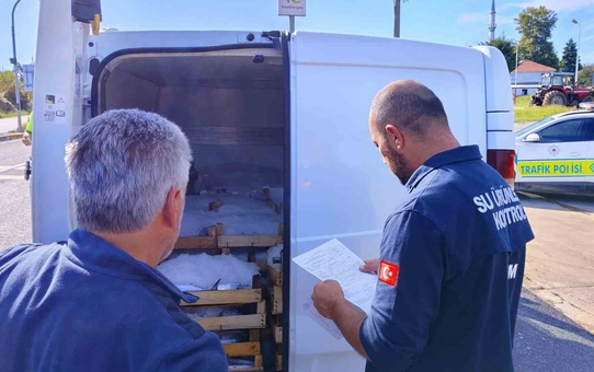 Akçakoca'da su ürünleri denetiminde esnafa nakil belgesi zorunluluğu hatırlatıldı