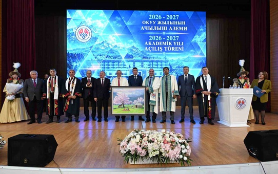 Atatürk Üniversitesi ile Kırgızistan-Türkiye Manas Üniversitesi arasındaki akademik ve gönül köprüsünü güçlendiren ziyaret