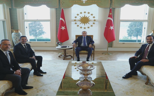 Erdoğan, Çekmeköy Belediye Başkanı Çerkez'i kabul etti