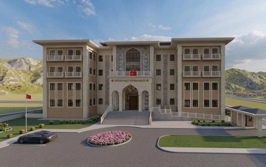 Doğubayazıt'ta Yeni Hükümet Konağı'nın temeli Vali Bozkurt'un katılımıyla atıldı