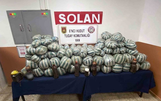 TSK, Van hudut hattında 516 bin 727 gram uyuşturucu madde ele geçirdi