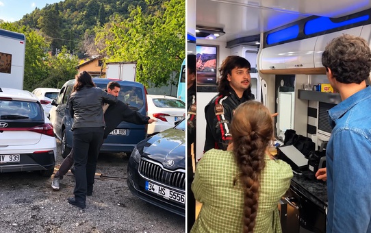 Nurgül Yeşilçay'ın oğlu Osman Nejat, “Ömür Usta'nın setini bastı