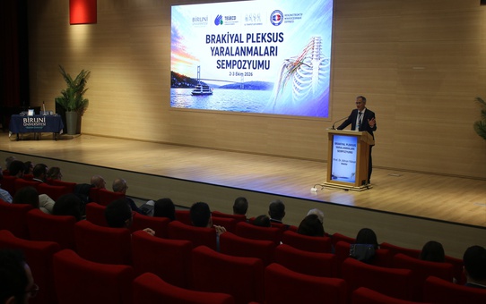 Biruni'de brakiyal pleksus sempozyumu yapıldı, Rektör Yüksel yeni ufuk vurguladı