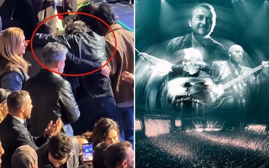Nejat İşler’in konser çıkışı zor anları! İki kişinin desteğiyle ayrıldı
