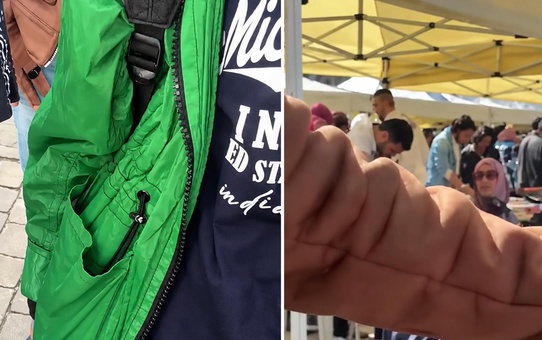 Genç kızları orada görünce dayanamadı: Tesettürlüyüz, yakışıyor mu?
