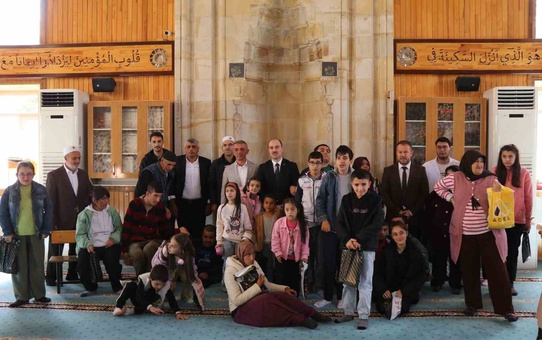 Erzurum Oltu'da özel ihtiyaçlı öğrenciler için engelsiz cami buluşması düzenlendi