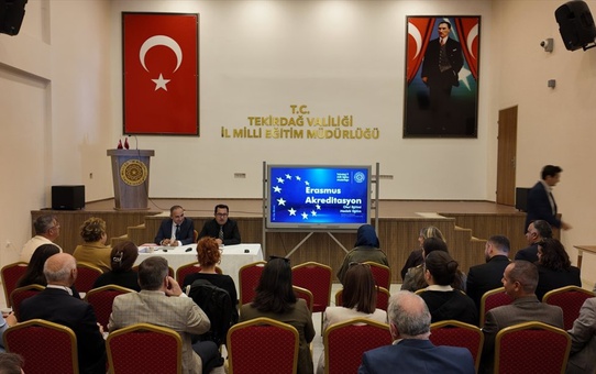 Tekirdağ'da Erasmus toplantısında okulların 2026 sorumlulukları ele alındı