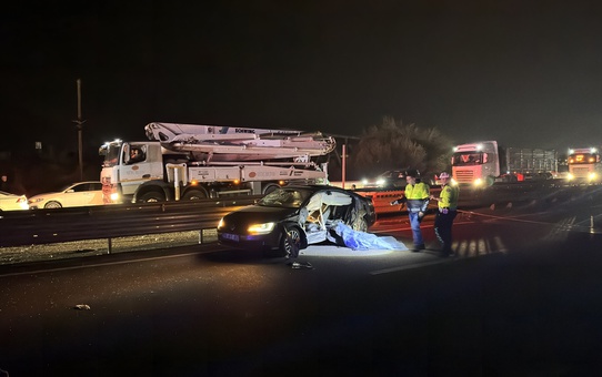 Bingöl Genç'te bariyere çarpan otomobilde 2 kişi öldü, 2 kişi yaralandı