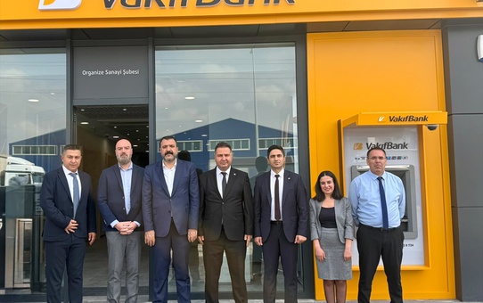 VakıfBank şubesi Diyarbakır OSB'de hizmete girdi, sanayiciler bölgede işlem yapacak