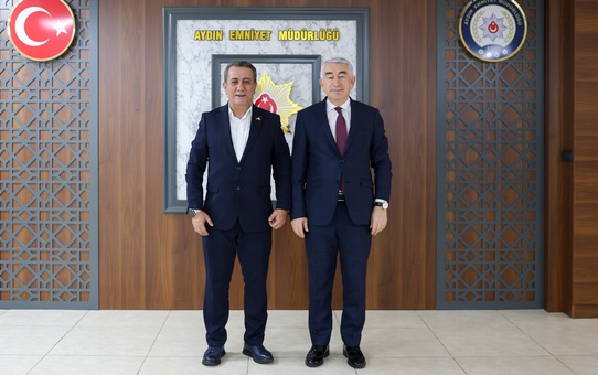 Efeler Belediye Başkanı Yetişkin, yeni Aydın Emniyet Müdürü Karaduman'ı ziyaret etti