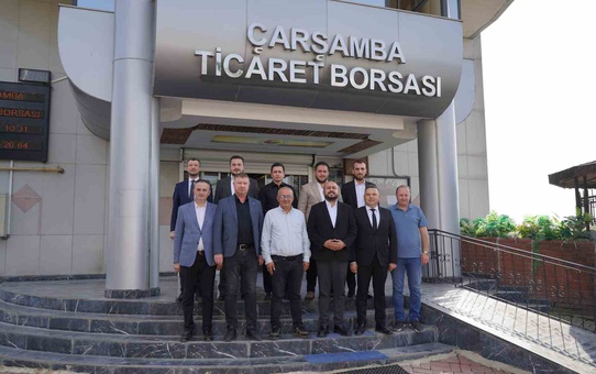 Çarşamba İlçe Tarım ve Orman Müdür Vekili, Ticaret Borsasıyla iş birliğini görüştü