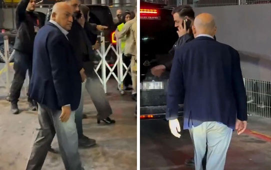 Eski TFF Başkanı Mehmet Büyükekşi, Galatasaray-Barcelona karşılaşmasında