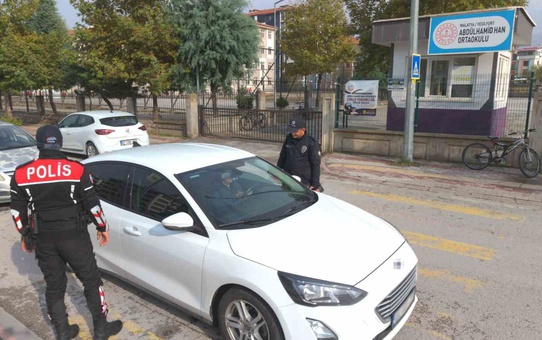 Malatya'da öğrenciler için okul çevrelerinde güvenlik tedbirleri sürdürülüyor