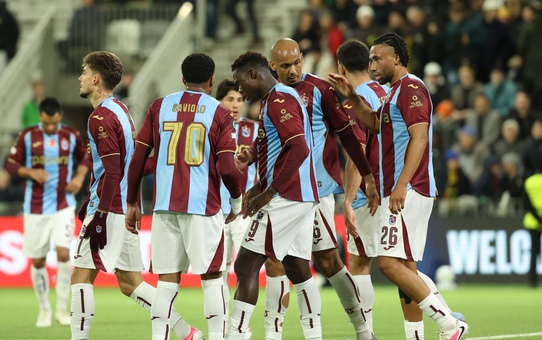 Trabzonspor Konferans Ligi'nde KuPS Kuopio'yu 4-2 yenip Avrupa'ya galibiyetle başladı