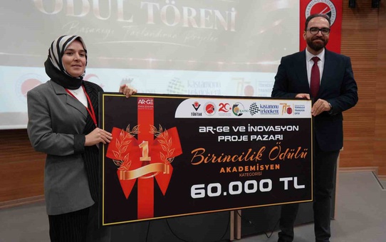Kastamonu Üniversitesi'nde 82 projenin finale kaldığı yarışmada 19 proje ödül aldı