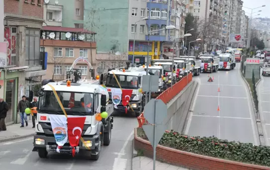 İlkadım Belediyesi Yeni Araçlarını Tanıttı