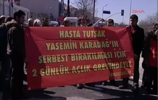 AK Parti İl Binası Önünde Açlık Grevi